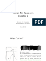 Optics For Engineers: Charles A. Dimarzio Northeastern University