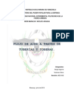 Flujo de Aire A Traves de Tuberias y Toberas (Practica 6)