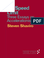 No Speed Limit Three Essays On Accelerationism Forerunners Ideas First Steven Shaviro 2015 University of Minnesota Press PDF