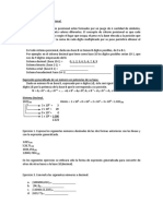 EJERCICIOS Con Sistemas de Notación Posicional