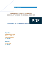 Guidelines For The Preparation of Graduation Projects Sats