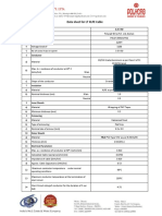 Data Sheet For LT XLPE Cable: S.No Particulars 3.5 X 50