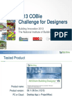 Bentley-COBie Challenge For Designers Presentation