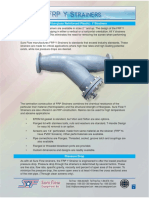 FRP (Fiberglass Reinforced Plastic) Y Strainers: F F Bi