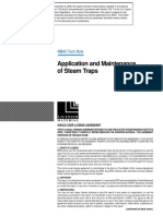 Application and Maintenance of Steam Traps