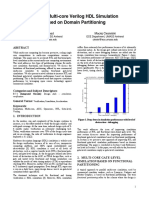 Parallel Multi-Core Verilog HDL Simulation Based On Domain Partitioning