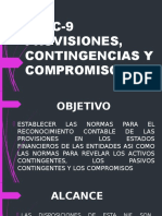 Nif C-9 Provisiones, Contingencias y Compromisos