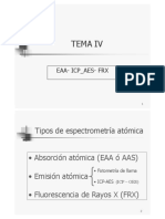 Espectrometría Aa, Icp, FRX