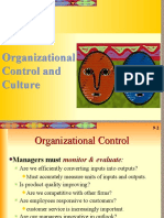 8 Organisational Control and Culture