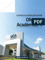 Oferta Academica UCA Grado 2019 PDF