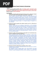 Day 11 Rational Topical Treatment in Dermatology: Vignette