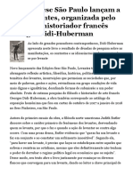 Edições Sesc São Paulo Lançam A Obra Levantes, Organizada Pelo Filósofo e Historiador Francês Georges Didi-Huberman