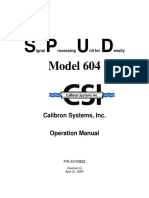 SPUD 604 Manual