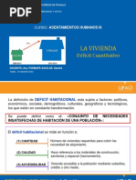 La Vivienda Deficit Cuantitativo PDF