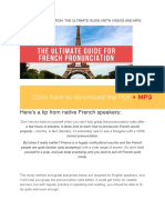 French Pronounciation