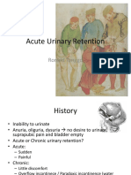 Urinary Retention