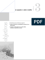 Aula 06 Saber Popular e Saber Erudito PDF