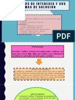 Conflictos de Intereses y Sus Formas de Solución