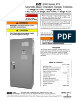 Asco 4000 Manual Transfer Switch PDF