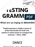 Testing Grammar (New