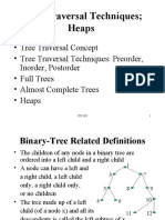 Tree Traversal Techniques Heaps