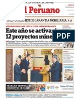 Este Año Se Activarán 12 Proyectos Mineros: Nuevo Régimen de Garantía Mobiliaria