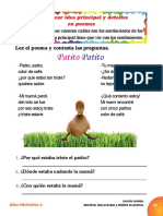 1.identificación de La Idea Principal - Identificar Idea Principal y Detalles en Poemas