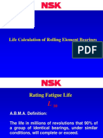 Life Calculation of Rolling Element Bearings