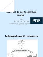 Approach To Peritoneal Fluid Analysis