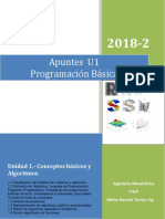 Apuntes de U1 de PB 2018-2 (Conceptos Basicos y Algoritmos)