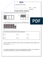 Exercício de Fração 3º Bim