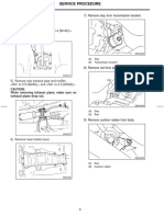 Gear Shift Lever: A: Removal