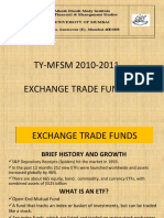 TY-MFSM 2010-2011 Exchange Trade Funds