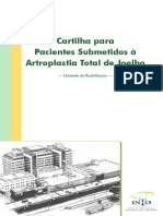 Cartilha Artroplastia Total Joelho