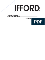 Clifford 50-5x User Guide