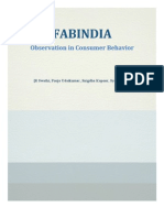 FABINDIA - Consumer Analysis