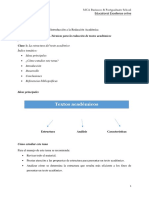 T2 Clase 1 La Estructura Del Texto Académico