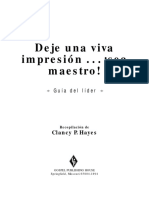 Clancy P. Hayes. - Deje Una Viva Impresion, Sea Maestro