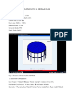 Staad Pro and Circular Slab