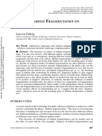 Farig.2003.effects of Habitat Fragmentation PDF