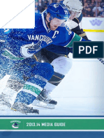 2013-14 Vancouver Canucks Media Guide