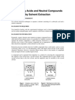 Separating Acids and Neutral Compounds by Solvent Extraction 705