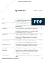 Chapter 20 - Language and Culture Flashcards - Quizlet