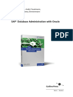 SAP Database Administration With Oracle: Michael Höding, André Faustmann, Gunnar Klein, Ronny Zimmermann