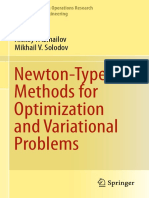 Newton-Type Methods For Optimization and Variational Problems