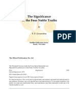 Significance of Four Noble Truths