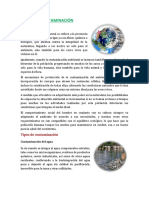 LA CONTAMINACIÓN y La Depredacion