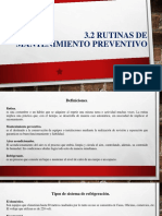 3.2 Rutina Del Mantenimiento Preventivo