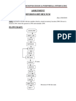 Assignment Division 8 Bit Hex Num: Microprocessor & Peripheral Interfacing