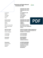 Actualizacion Barrios y Sub Barrios Distrito Nacional PDF